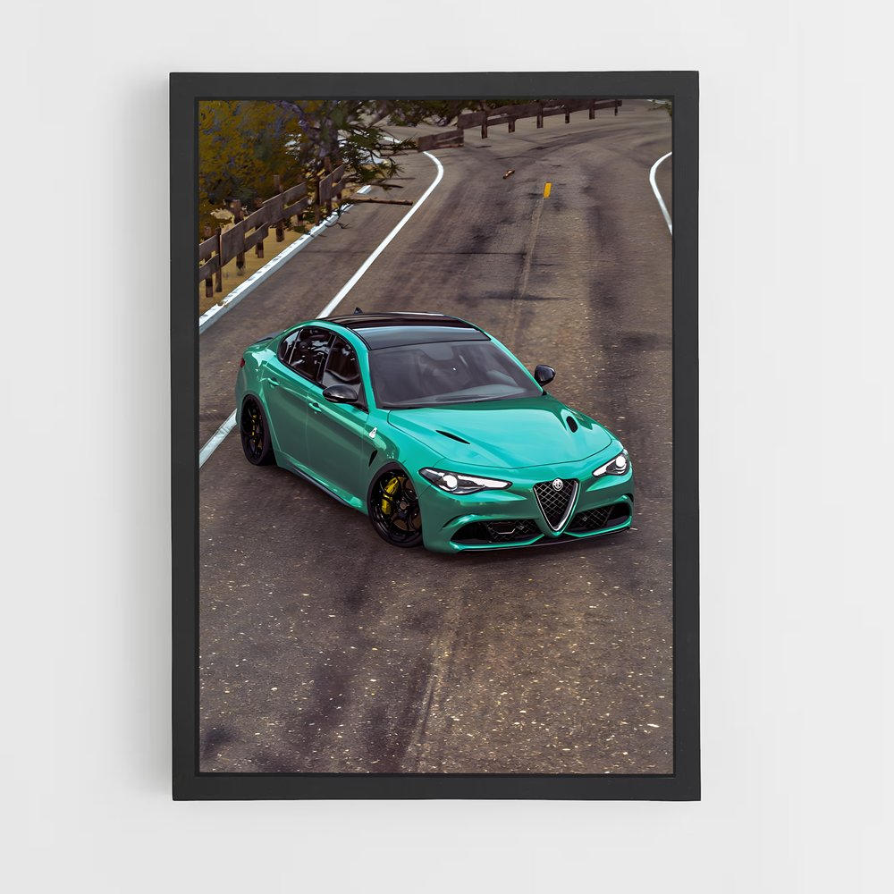 Poster Giulia Powerhouse – affiche Alfa Romeo (vue 2)